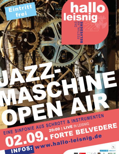 Jazzmaschine im Forte Belvedere Leisnig zum Festival Hallo Leisnig