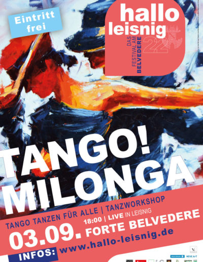 Tango Milonga im Forte Belvedere Leisnig zum Festival Hallo Leisnig