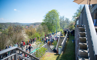 Einweihung der neuen Porphyr-Altstadt-Route am 13. April 2025 am Forte Belvedere Leisnig